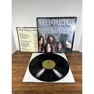 DEEP PURPLE-MACHINE HEAD-RHINO VINYL LP RECORD 2006 180 GM HQ REMASTERED VG+/VG+